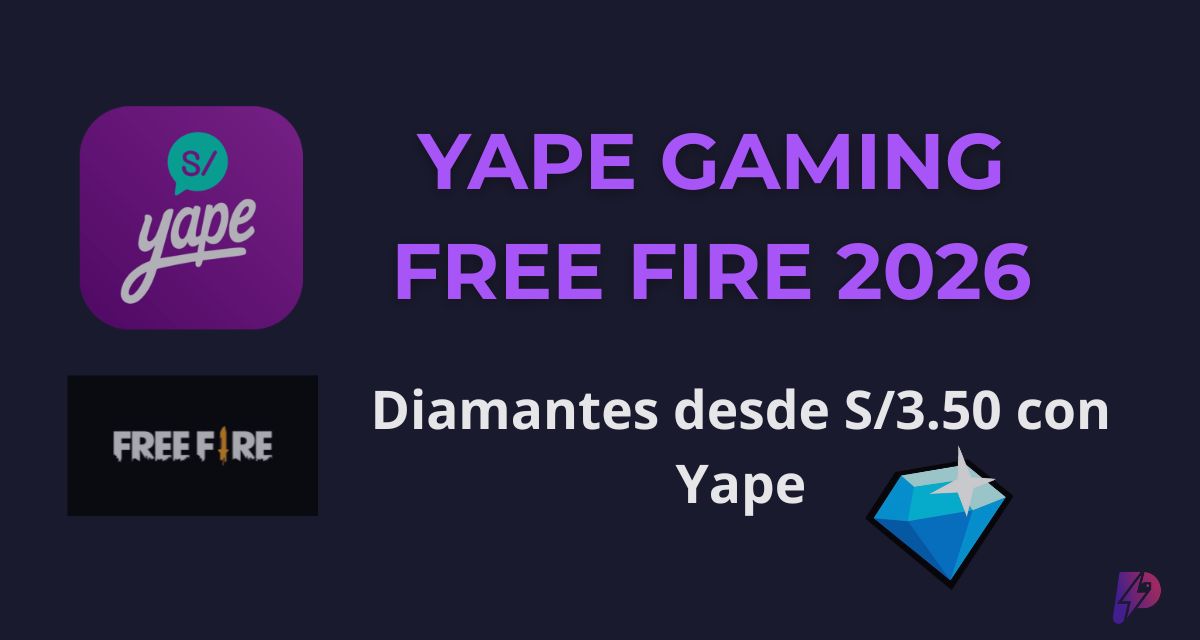 Yape Gaming Free Fire: Recarga Diamantes Barato desde S/3.90
